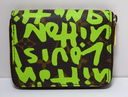 Louis Vuitton Limited Edit Very Green Graffiti Stephen Sprouse Zippy Coin Purse used