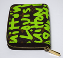 Louis Vuitton Limited Edit Very Green Graffiti Stephen Sprouse Zippy Coin Purse cost