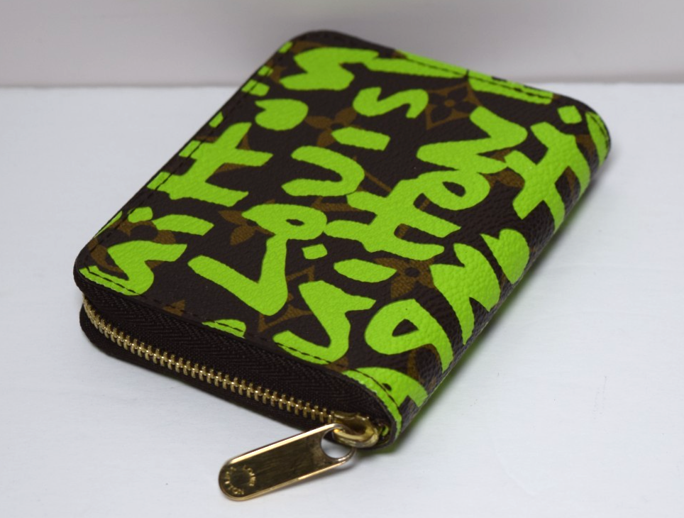Louis Vuitton Limited Edit Very Green Graffiti Stephen Sprouse Zippy Coin Purse #7