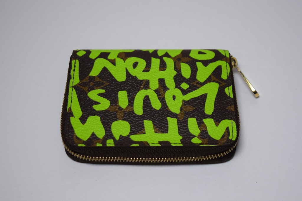 Louis Vuitton Limited Edit Very Green Graffiti Stephen Sprouse Zippy Coin Purse #8