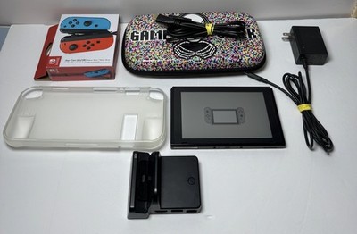 Nintendo Switch Console Bundle + Neon Joy-Con, Dock, Case & Accessories #1