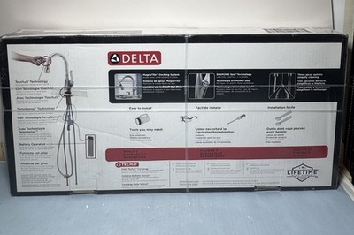 DELTA Greydon TOUCH2O Pull-Down Kitchen Faucet Stainless Steel 19826TZ-SPSD-DST #2
