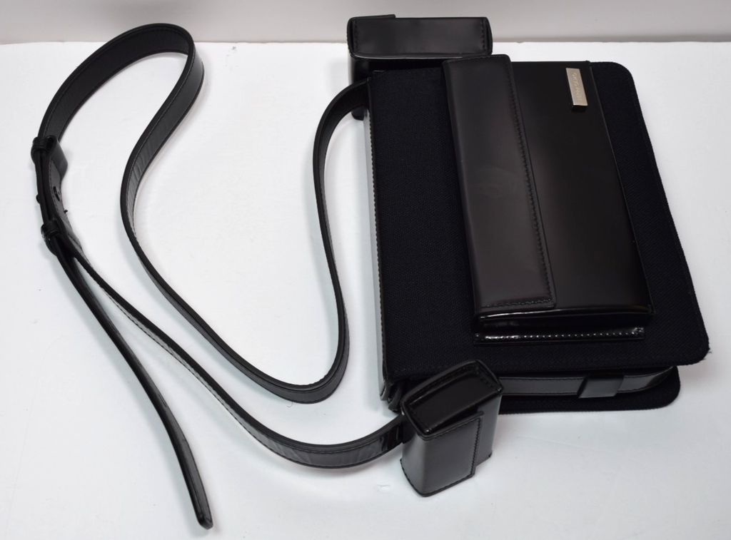 Salvatore Ferragamo Combo Bag Enamel Cross Body Bag In Black Leather #5
