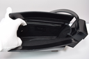Salvatore Ferragamo Combo Bag Enamel Cross Body Bag In Black Leather in Boston, MA