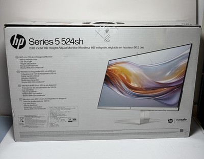 HP Series 5 524sh FHD Height Adjust Monitor - 23.8" FHD (1920 x 1080) - NIB #1