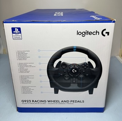 Logitech G923 Racing Wheel and Pedals for PS5, PS4 and PC Black941-000147-New #1