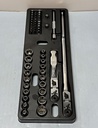 GEARWRENCH 55-Piece 1/4 in Drive SAE/Metric Socket Set Slim Flex-Head Ratchet price