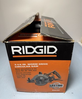 RIDGID R32104 7-1/4 In. Worn Drive Circular Saw 15 Amp - Open Box #3