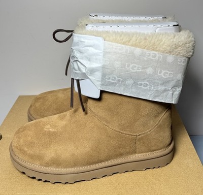UGG Sarissa Shearling Short Boot Women's 1153511-CHE Chestnut US 8, EU 39 -New #2