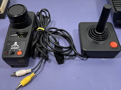 Atari 2600 "Vader" Console with  7 Games, single Joystick & Paddle #2