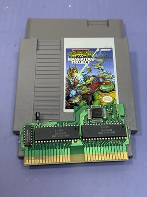 NES TMNT Lot - Teenage Mutant Ninja Turtles I II III Manhattan Project Bundle!!! #4