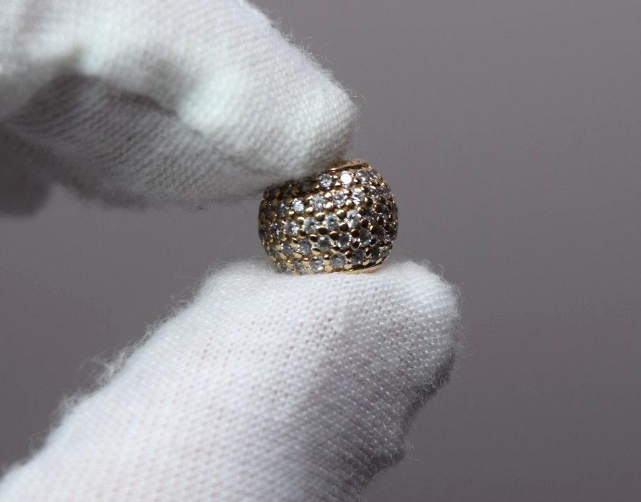 Authentic Pandora 14K Pave Lights Charm 750819CZ #3