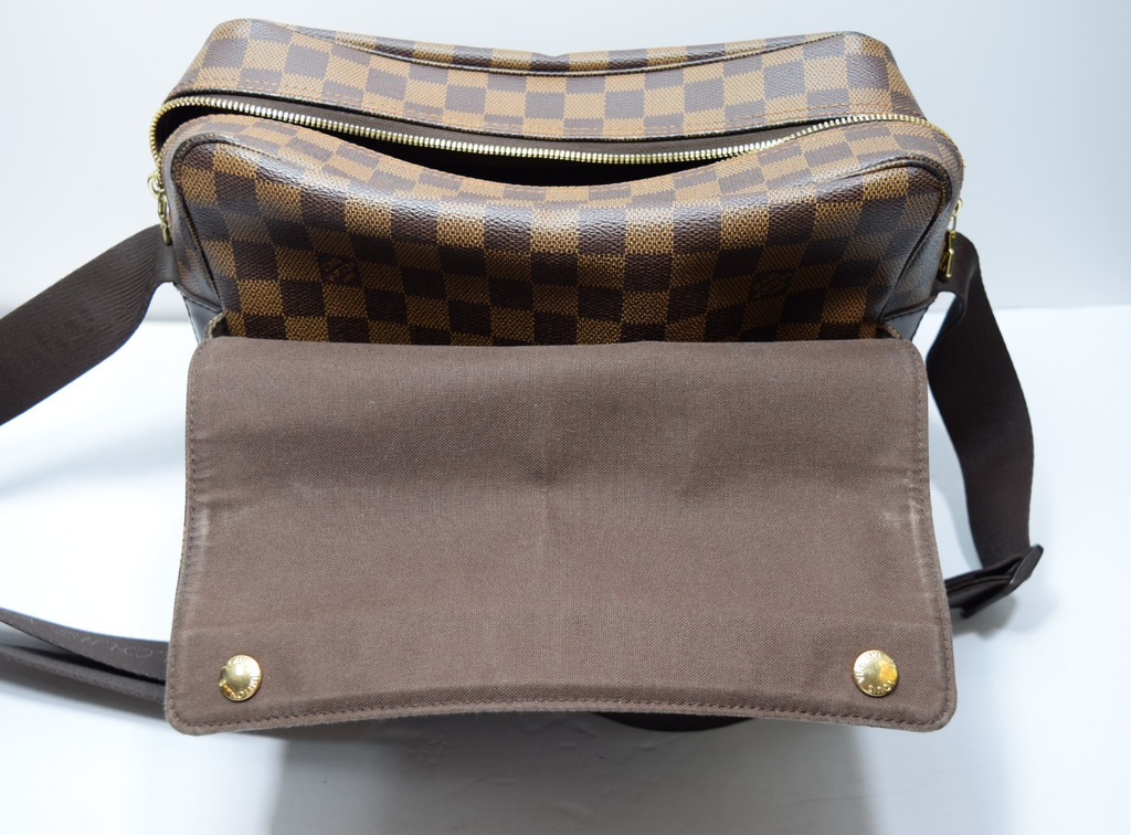 Louis Vuitton N45255 Naviglio Ebene Damier Crossbody Shoulder Strap Bag #13
