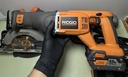 Ridgid 18V Tool Lot Circular Saw, Recip Saw, Sander, Charger, 2x4.0Ah Batt used