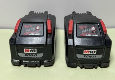 MILWAUKEE 48-11-1865 M18 Red Lithium XC 6.0 AH 18V High Output Batteries #3