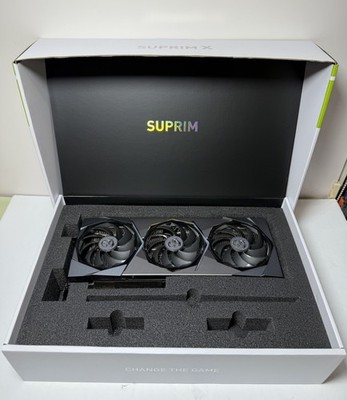 MSI RTX 3090 SUPRIM X 24GB GDDR6X Graphics Card | Tested GPU w/ Box #3