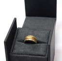 David Yurman 18K Yellow Gold Diamond Cable Cigar Band Ring Size 7 Vintage in Boston