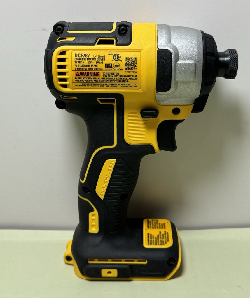 DeWalt DCF787 20V Volt Max Brushless Cordless 1/4" Impact Driver -Tool only #1