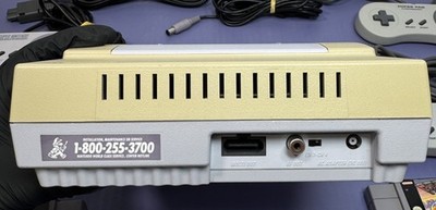 Super Nintendo NES SNS-001 Control Deck Console with controlers and games #3