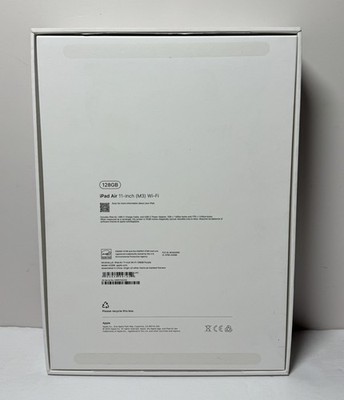Apple iPad Air 11" M3 128GB, Purple ‎MCA04LL/A -Open Box +Apple Smart Folio -New #5