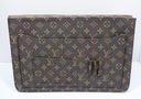 Louis Vuitton Monogram Briefcase Document Folding Portfolio Clutch Envelope with delivery