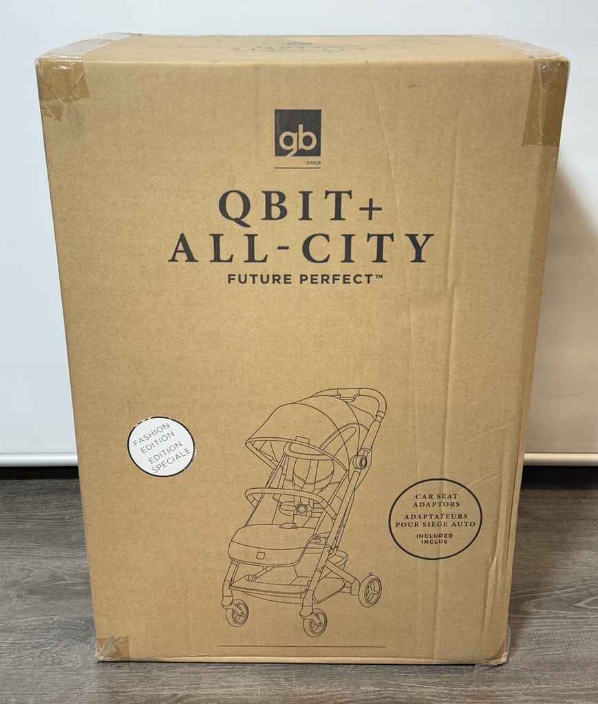 New GB Qbit+All City Compact Lightweight Travel Stroller, Night Blue OPEN BOX #1