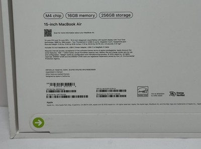 Apple MacBook Air 2025 15" M4 Chip 16GB RAM 256GB SSD Silver MW1G3LL/A -New #2