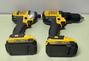 DeWalt DCF885 Impact Driver+DCD780 Drill Kit 20V MAX Cordless w/Charger & 2 Batt cost