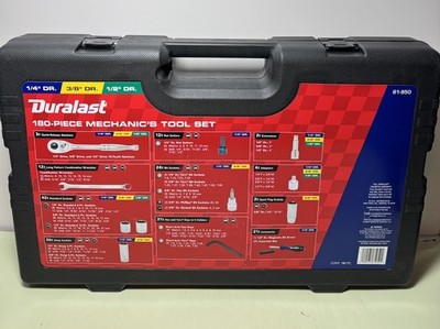 Duralast 1/4",3/8",1/2" Drive Mechanics Tool Set - 180 Piece (61-950) #1