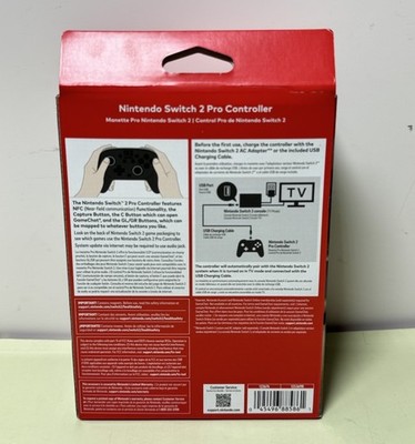 Nintendo Switch 2 Pro Controller (Black) Brand New Sealed #1