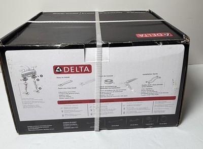Delta Chamberlain Centerset Matte Black 2-Handle Bathroom Faucet 25747LF-BL #2