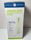 GE GXK255TBN Under Sink Dual Stage Water Filtration System with Faucet -New used