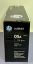 HP 05A Black LaserJet Toner Cartridge for P2035 / P2055 Printer used