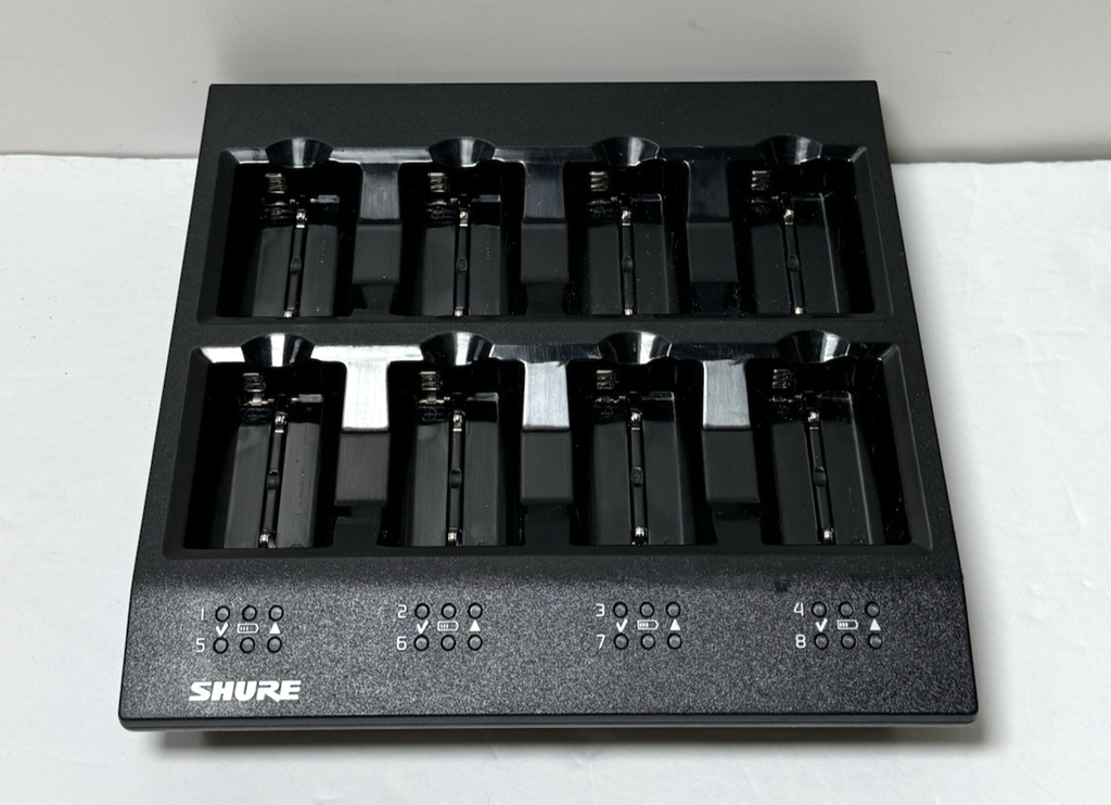 Shure SBC800 8 Bay Batt Charger w/ 8 SB900A Rechargeable Li-Ion Batt Pro Audio #3