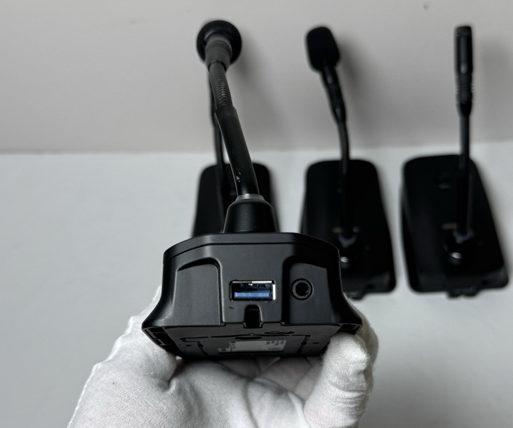 Shure MXW8 Z10 Microflex Wireless Desktop Base Microphones Set of 4 1920-1930MHz #3