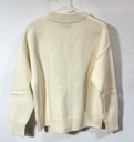 AMI Paris Heart Logo Wool Cardigan Sweater Cream Ecru Size S - NWT buy