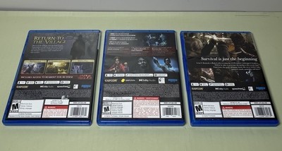 PS5 Resident Evil 2, 4 & Village Gold Edition Lot Bundle – Tested, Complete #1