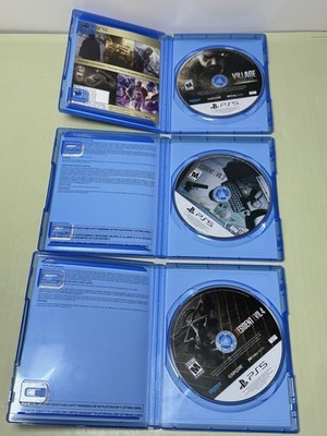 PS5 Resident Evil 2, 4 & Village Gold Edition Lot Bundle – Tested, Complete #2