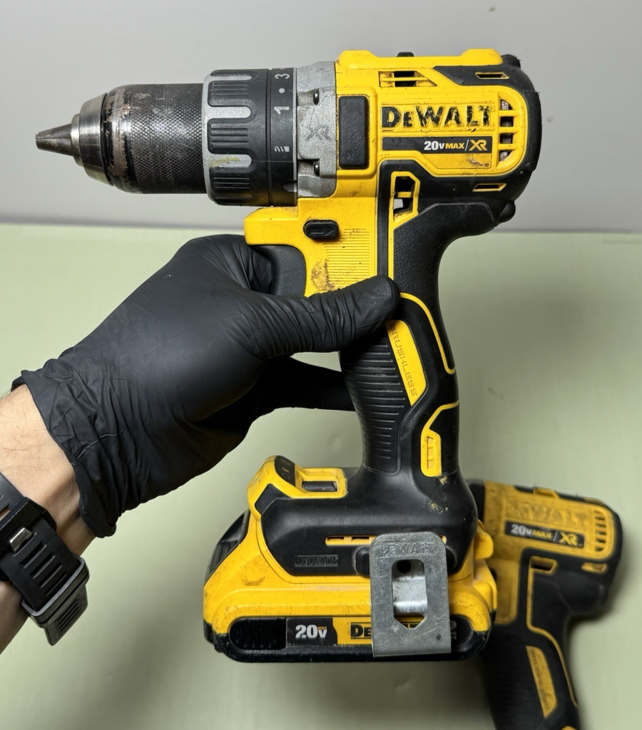 DeWalt 20V MAX XR Brushless Drill DCD791 & Impact Driver DCF887 w/Charger+Batter #6