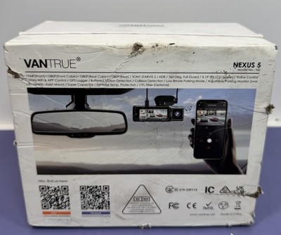 Pre-owned - Vantrue NEXUS 5 4 Channel Dashcam | GPS | WiFi | Voice Control #12