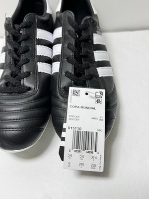 Adidas Copa Mundial Leather Black White 015110 US MEN'S 6 SIZE -New #5