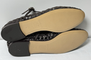 Margaux Woven Demi Jane Leather Flats Espresso Brown 39 (US 8.5-9) w/ Box in Boston