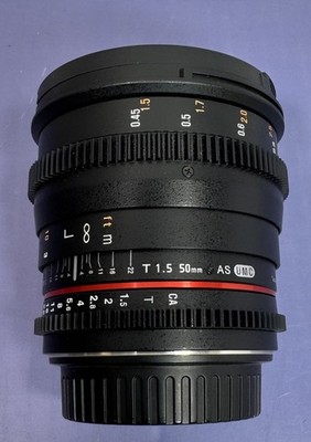Rokinon 50mm T1.5 AS UMC Cine DS Lens for Canon EF #1