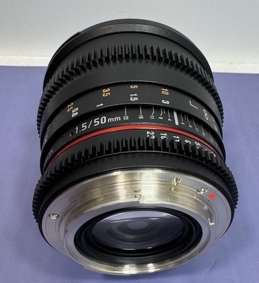 Rokinon 50mm T1.5 AS UMC Cine DS Lens for Canon EF #6