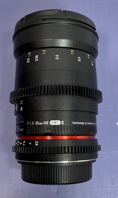 Rokinon 35mm T1.5 AS UMC II Cine Lens for Canon EF #1