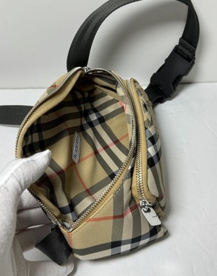 Burberry Small Check Belt Bag in Sand beige 8106714-NWT #5