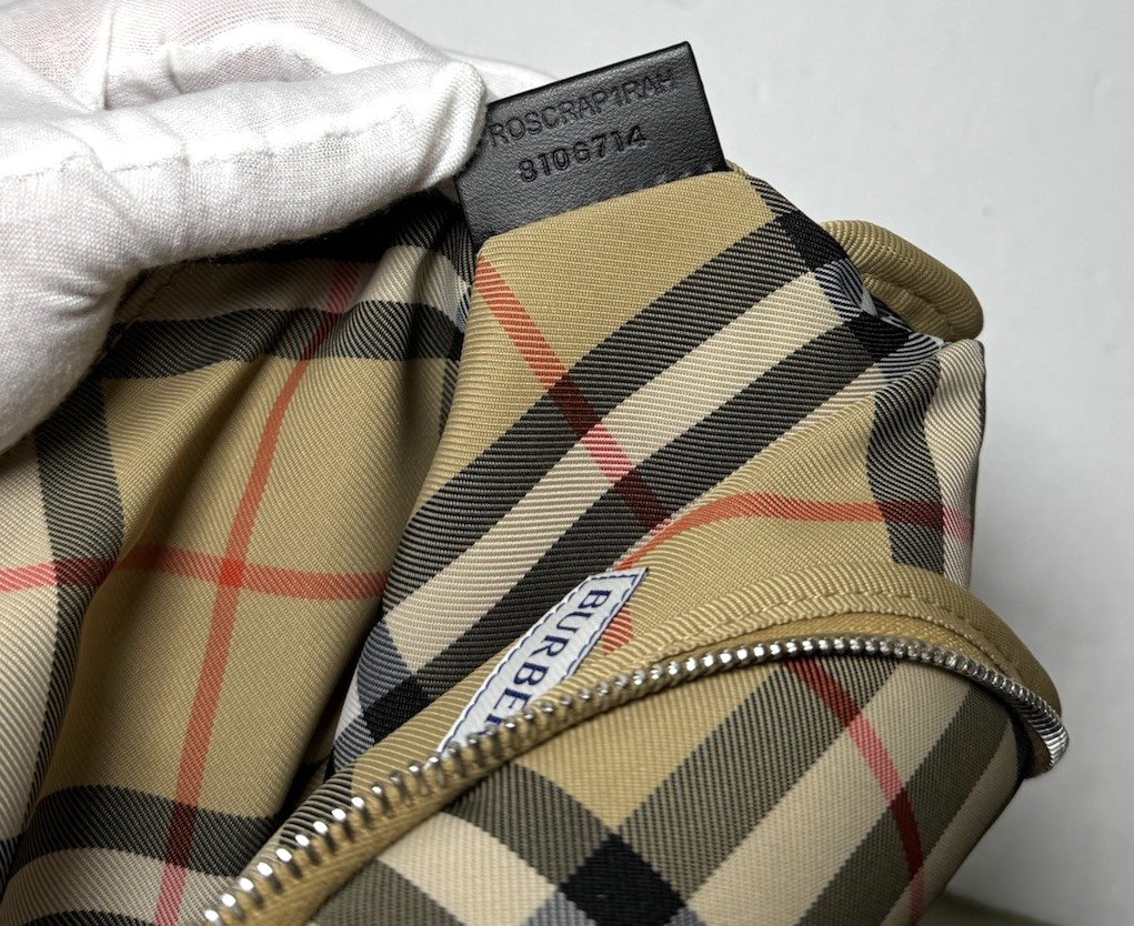 Burberry Small Check Belt Bag in Sand beige 8106714-NWT #6