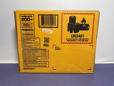 *NEW* Dewalt ATOMIC 20V Brushless Cordless Compact 1/4" Hex Impact Kit DCF809D1 #1