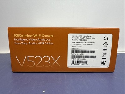 ADC V523X Alarm.com 1080p Indoor Wi-fi Camera With HDR and 2-Way Audio - NEW #2