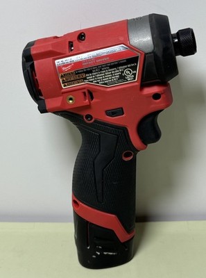 Milwaukee 3453-20 M12 FUEL 12VBrushless 1/4" Cordless Impact Driver w 2.0Ah batt #1